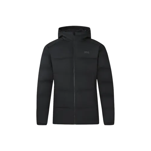 361° Супер-черный Мужской Пуховик