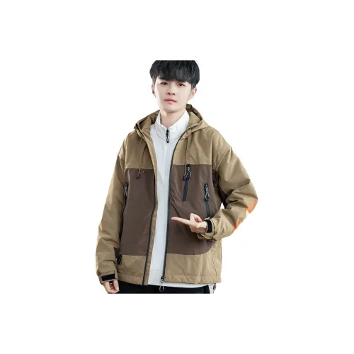 ANISAN Осенне-зимняя куртка утолщенная с флисовой подкладкой пальто мужское