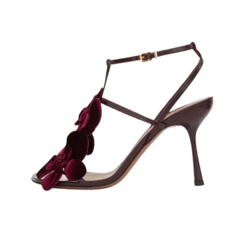 Zimmermann Orchid One Strap Sandals 8,5cm Women's Red Зиммерман Орхидея One Ремешок Сандалии 8,5см Женские Красные