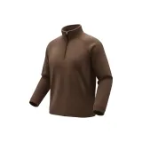 [Двусторонний Дралон ★Легко в уходе] Коричневый (Кончик ручки Свет и тень Логотип на груди)