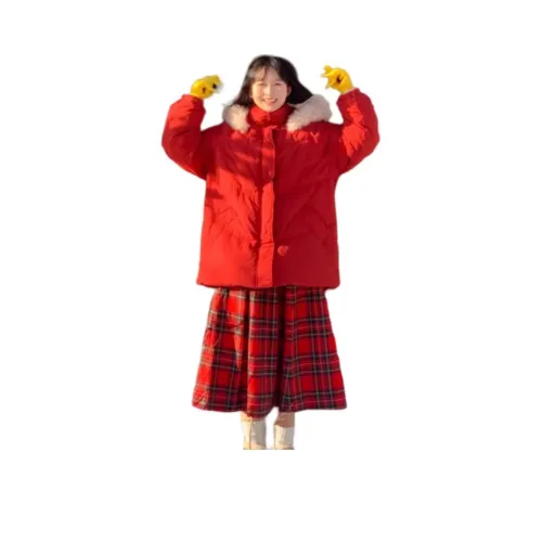 LAKESI Красный Женские пуховики