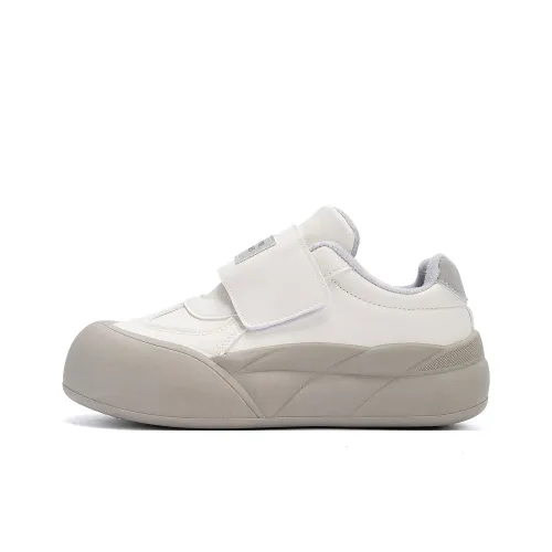 HUANQIU Обувь Нишевый Покрытие Легкий Увеличение Высоты Низкие Кроссовки для Скейтбординга Женские Бежевые