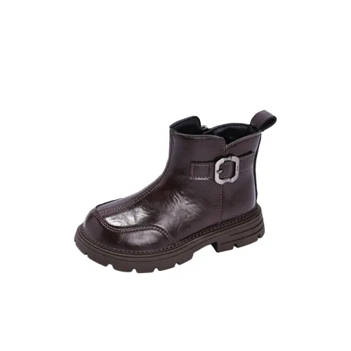 ADOONGA Slip-resistant Anti KICK Амортизация Устойчивый к истиранию Водонепроницаемый Кожаные ботинки Детские