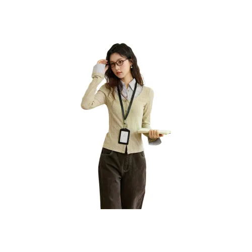 MISHOW Овсяная трикотажная ткань 1 Женские рубашки