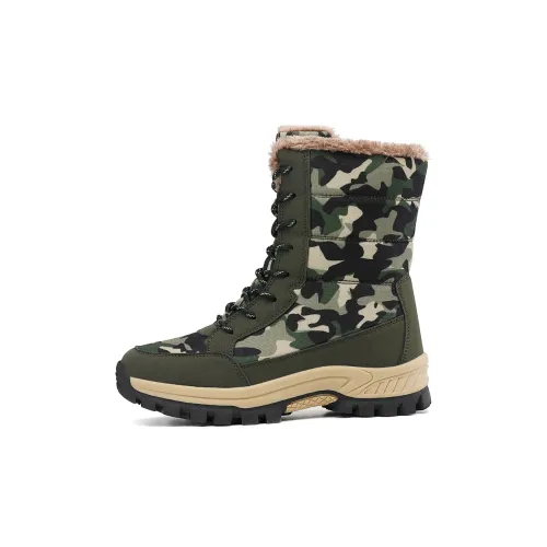 CHAOPAISHA Детские утепленные сапоги High Top NYM 2258 Армейский зеленый Toni Kids