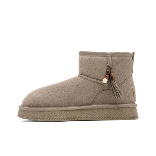 Warrior Термический Высота Увеличивающий Устойчивый к Износу Короткие Сноубутсы Женские Antelope Серый