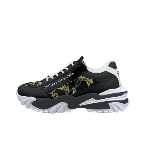 VERSACE JEANS COUTURE Trail Trek Low Топ Повседневная обувь Мужская Черная