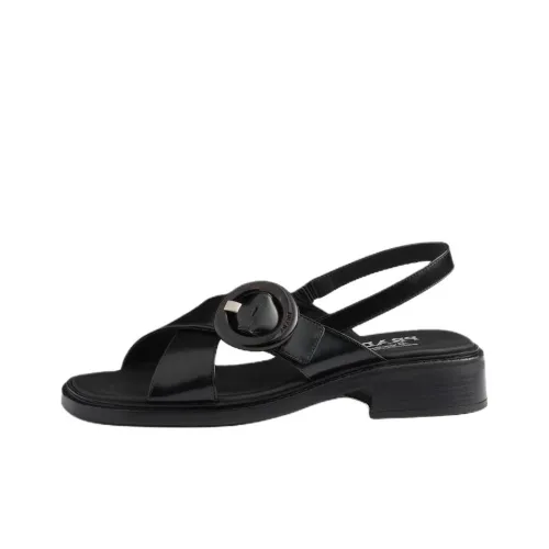 PRADA Brushed One Sandals Women's Black