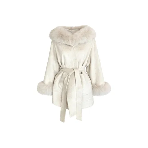 BABYLYCHEE STUDIO Абрикосовое пальто Женское пальто