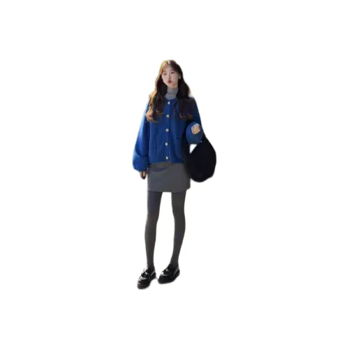 YEARNED Синий Женский Трикотаж