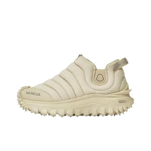 MONCLER Trailgrip Low Топ Повседневная обувь Женская Бежевая