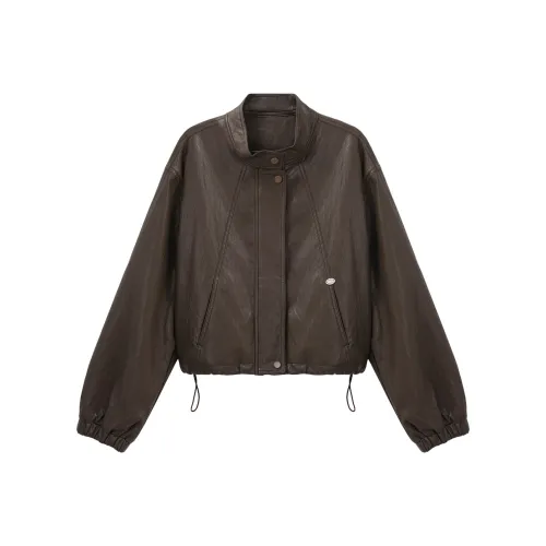 Another Alley кожаная куртка женская