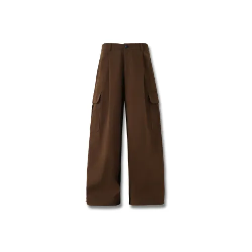 ACE VESTITI Кофейный Унисекс Карго Брюки