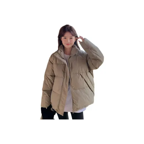 GUOZHEN Хаки Женские пуховики