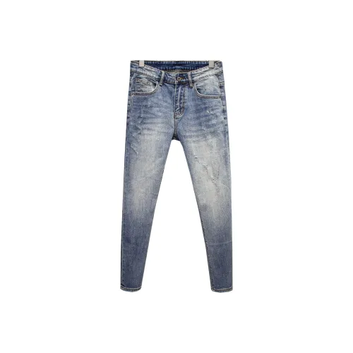 DABAISHA Синий Мужской Джинсы