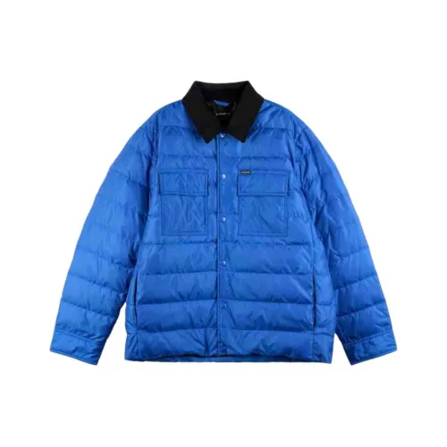 COACH Синий Мужской Пуховик