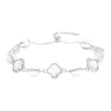 Браслет-бусы "Удача" - белый