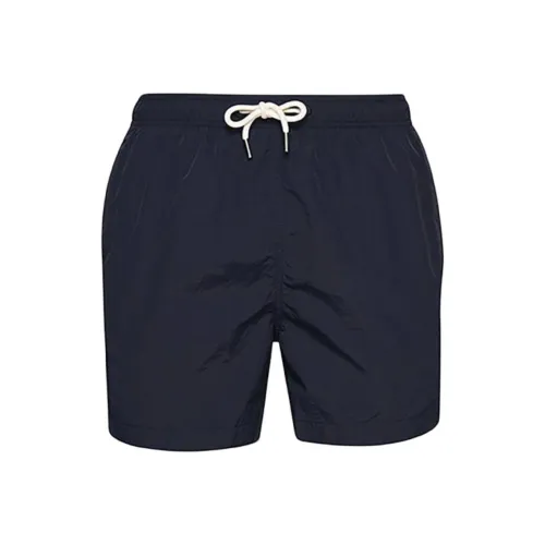 SUPERDRY Мужские плавательные шорты морского синего цвета