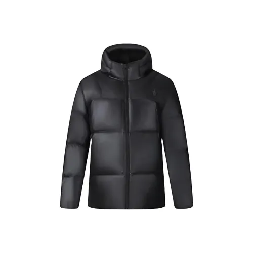 361° Супер-черный Мужской Пуховик