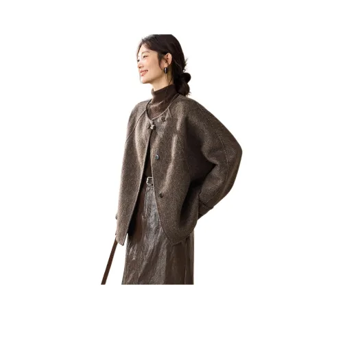 Mo Han Yi Mei Spiritual Кофе Женские Пальто