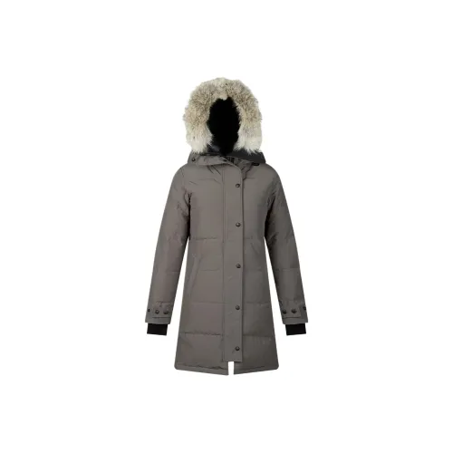 Canada Goose Shelburne Series Пуховик PARKA Пальто Женское Берег Серый