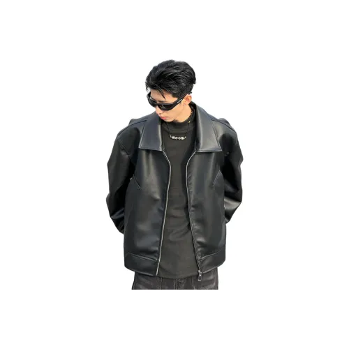 GUHUO Черный Унисекс Куртки