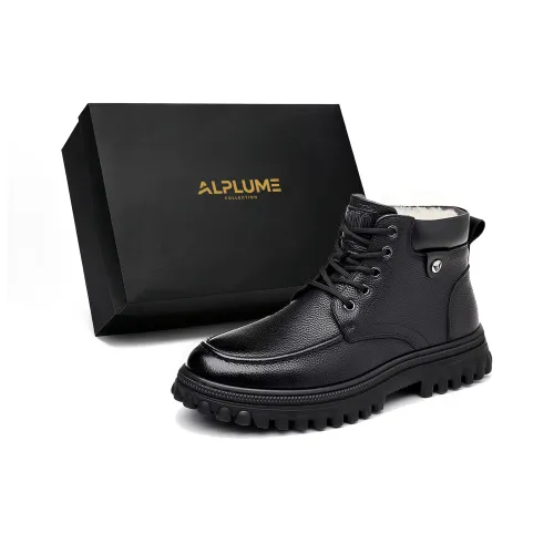 ALPLUME Сноубутсы Черный флис с подкладкой Мужской