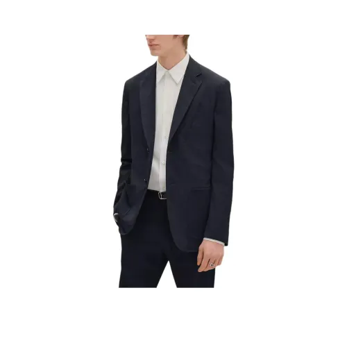 HERMES FW25 Бизнес-костюм Пальто Мужской