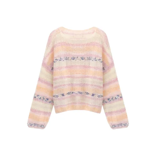 Another Alley Оранжевый Розовый Женский Трикотаж