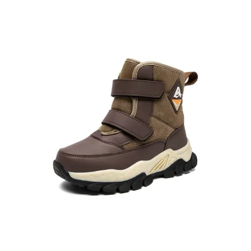 ZHIO Противоскользящий Устойчивый к износу Легкий Амортизация Высокий топ Сноубутсы Детский