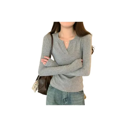 SRCG Серый Женские T-рубашки