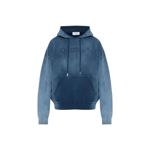 Off Белый Синий Женский Свитшот