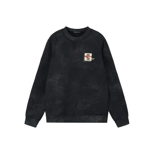 CAISEDI Черный Мужской Свитшот