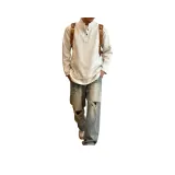 Бело-серый вереск, флисовая подкладка