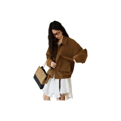 MISHOW Темный хаки пальто женские куртки