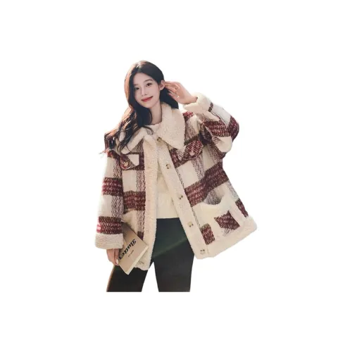 GUOZHEN Вельвет Feel Пальто Женское