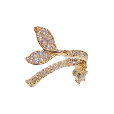 BONAS Циркон Сплав Открытое кольцо Женское