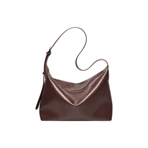 OUBOTE Сумка через плечо из синтетической кожи стандартная женская растительное дубление цвет кофе