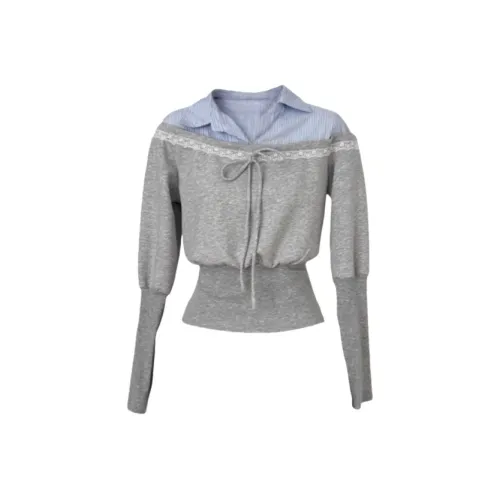 JOPPTI Серый Женский Свитшот