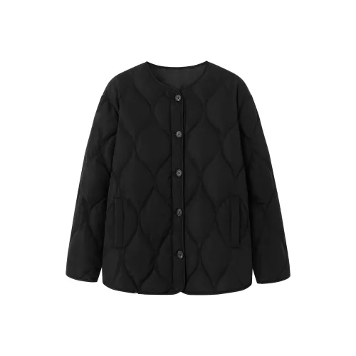 ZHONGQINGYU Кремовый пуховик унисекс