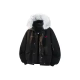 Black (Detachable Fur Collar)  
Черный (Съемный меховой воротник)