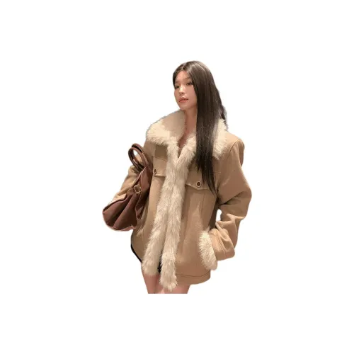 LANGQING Кофе Женские пуховики