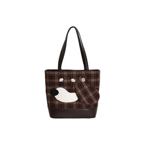 ResNonverba ПУ (полиуретан) Сумка через плечо Стандартная Женская Кофейного цвета