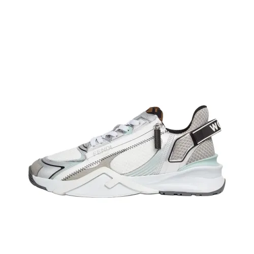 FENDI Flow Low Топ Повседневная обувь Мужской Белый