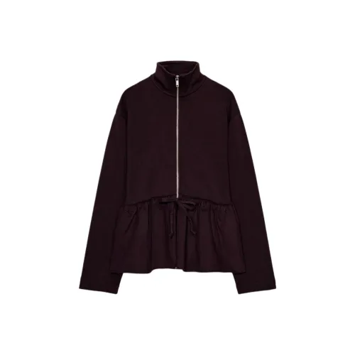 ZARA Бургунди Женские Куртки