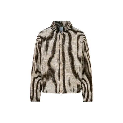 TREND ST Абрикос с Черными полосами Унисекс Трикотаж