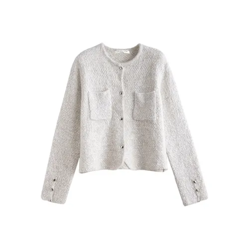 Tonlion Светлый Бежевый Абрикос Женские Меховые изделия