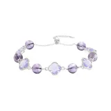 Браслет-бусы "Удача" - Фиолетовый