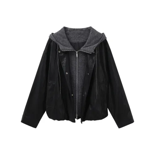 Another Alley кожаная куртка женская