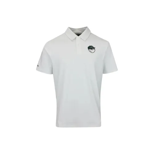 MALBON GOLF Белая Мужская Поло